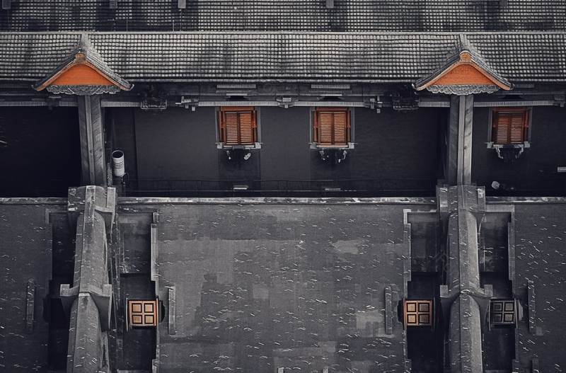 扬州市广陵区东关街道特色民居航拍摄影图,高清,摄影图,摄影图片,图片大全,摄影图免费下载